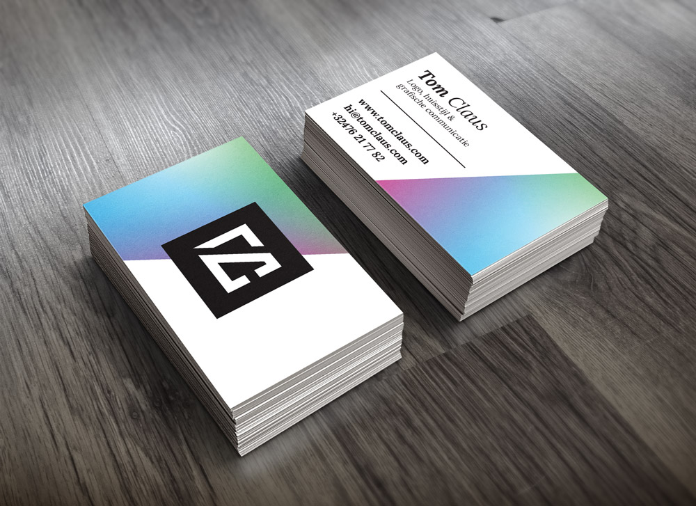 Business card design by Tom Claus