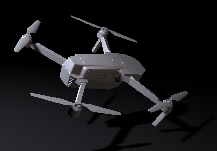 Drone model by Tom Claus