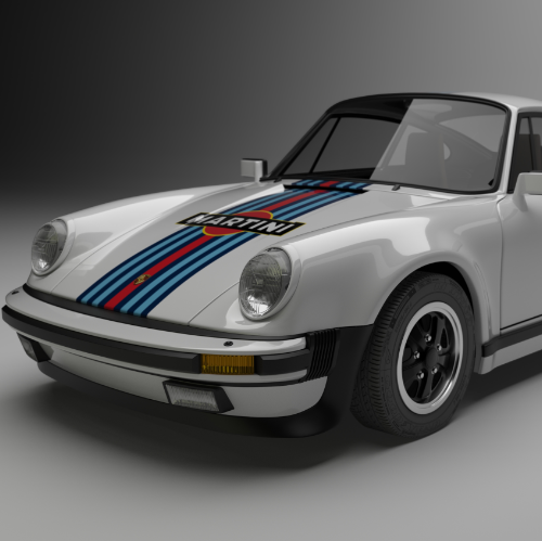 Porsche carrera model by Tom Claus